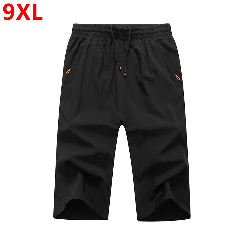 

Summer thin large size quick-drying calf-length pants men Cropped pants loose calf-length pants casual pants summer thin