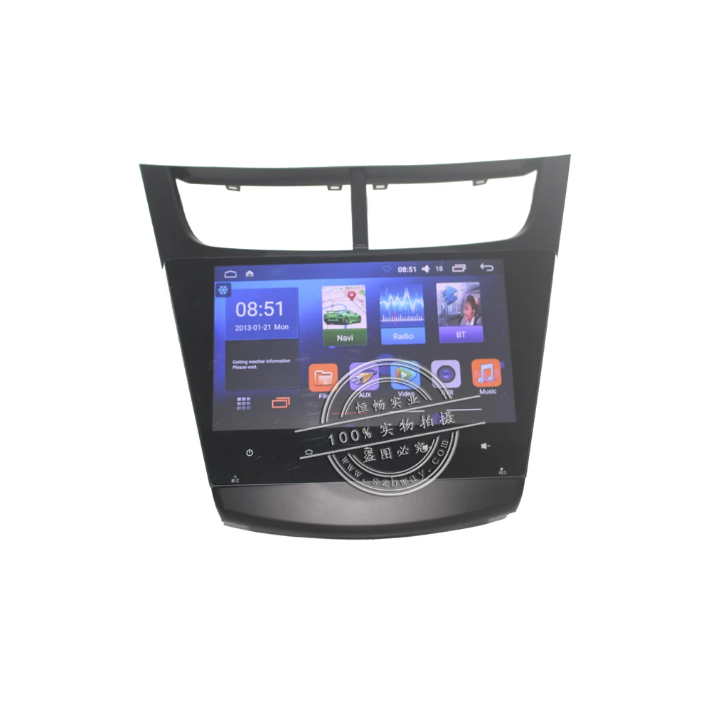 Best Capacitive 9" Quadcore Android 7.0 Car Radio for 2015  Chevrolet Sail 3 low trim car DVD player with 1G RAM,16GB iNAND 4