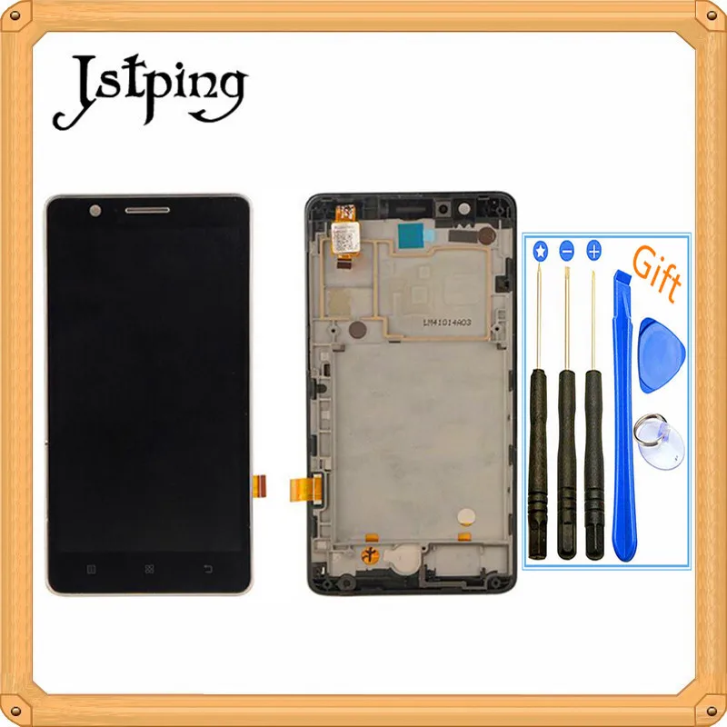 

Jstping 5 inch Full LCD screen for Lenovo A536 display panel Assembly with frame with touch screen sensor digitizer glass