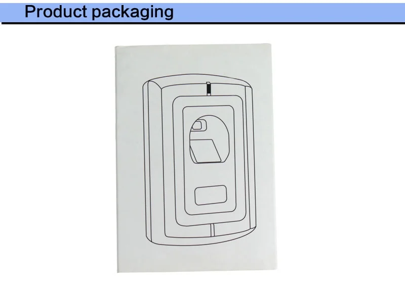 125 кГц радиочастотный идентфикатор отпечатков пальцев Сканер без клавиатуры дверные замки с металлическим корпусом доступа по отпечаткам