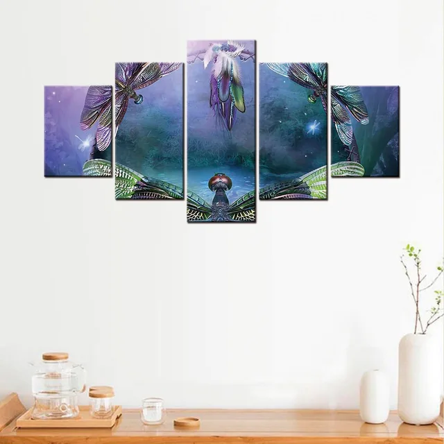 5 Pcs Dragonfly Canvas Poster Minimalist Art Painting Wall Picture Print Modern Home Kids Room 5 Pcs Dragonfly Canvas Poster Minimalist Art Painting Wall Picture Print Modern Home Kids Room
