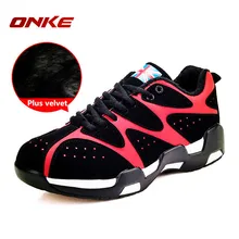 Onke Winter Sneaker Boots Men Running Shoes Outdoor Women Sports Snow Shoe Waterproof Sneakers for Male Warm Fur Zapatillas 9298
