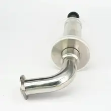 1," тройной зажим 0,2-2,2 бар регулируемый вакуумный предохранительный клапан сброса давления санитарный SUS 304 нержавеющая E