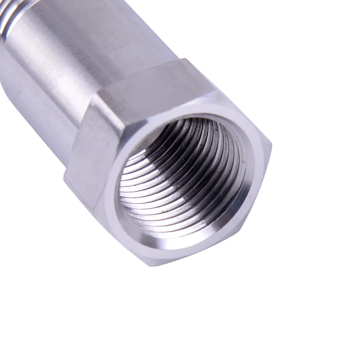 Sensor de Oxigênio Prata Limitador Espaçador Extensor Extensão Simulador Adaptador Ferramenta Encaixes Inserções Fluxo Metal o2 Cel Fix Adj-01 13 Prata sensor de oxigênio limitador espaçador extensor