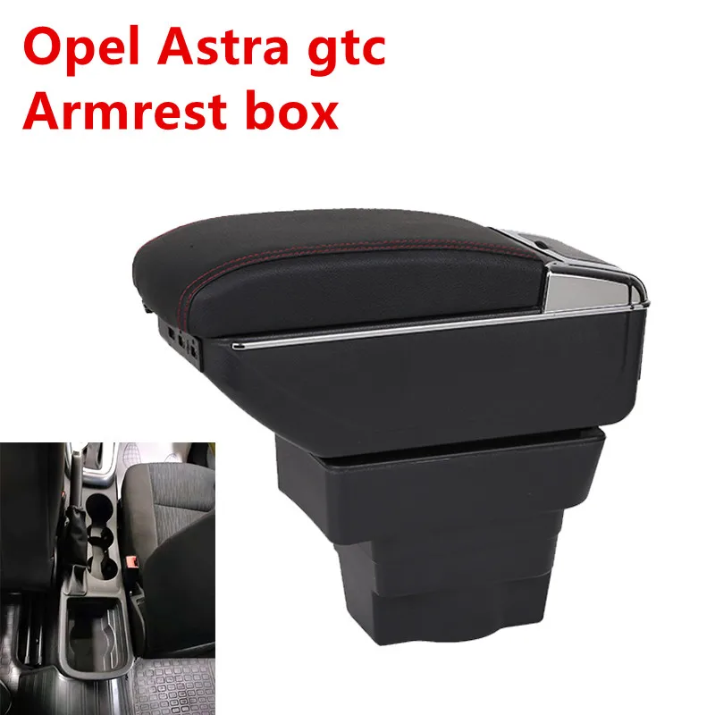 

For Opel Astra gtc Armrest box central Store content Astra armrest box with cup holder ashtray with USB interface 2012