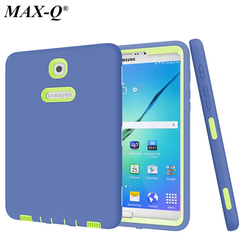 

MAX-Q New Cover For Samsung Galaxy Tab S2 8.0 inch Case Rugged Heavy Duty Shockproof Silicone Hard Case For SM-T710 T715