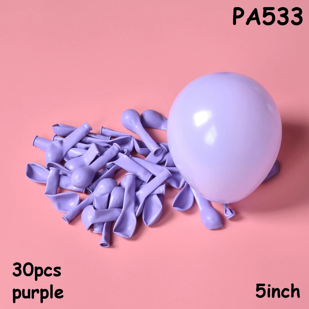 30 шт 5 дюймов Macarons цвет пастельные воздушные шарики в виде леденцов круглый, из латекса гелиевые балоны для украшения дня рождения/свадьбы/помолвки