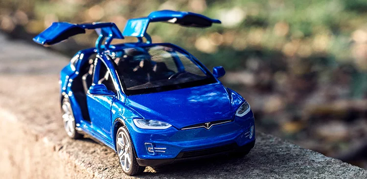 KIDAMI 1:32 Tesla брелок для автомобильных ключей, отступить литья под давлением модель автомобиля игрушка со звуком светильник Подарочные игрушки для детей автомобили escala siku