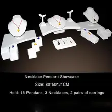 Много 20 шт. бежевый бархат дисплей набор витрина Счетчик лучшие ювелирные стенд