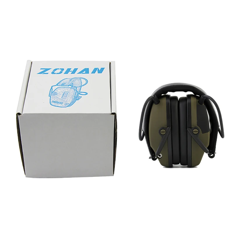 ZOHAN Electronic Shooting Ear Protection NRR22dB Sound Amplification Noise Reduction Ear Muffs Professional Hunting Ear Defender ZOHAN Electronic Shooting Ear Protection NRR22dB Sound Amplification Noise Reduction Ear Muffs Professional Hunting Ear Defender