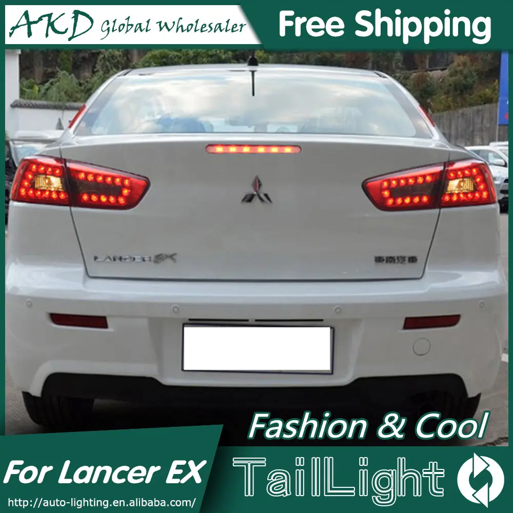 AKD Car Styling for Mitsubishi Lancer Tail Lights 2009 2014 Lancer EX