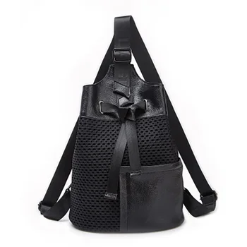 

2019 Mesh Trend Women's Backpack New Fashion Student School Bag Youth Girl Back Pack Leisure Travel Daily Bagpack Female Backbag