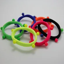 20 шт. 3D высокое качество Для женщин девушка волосы Галстуки эластичная повязка веревка кольцо с резиновый мяч Головные уборы Интимные аксессуары хвост держатель