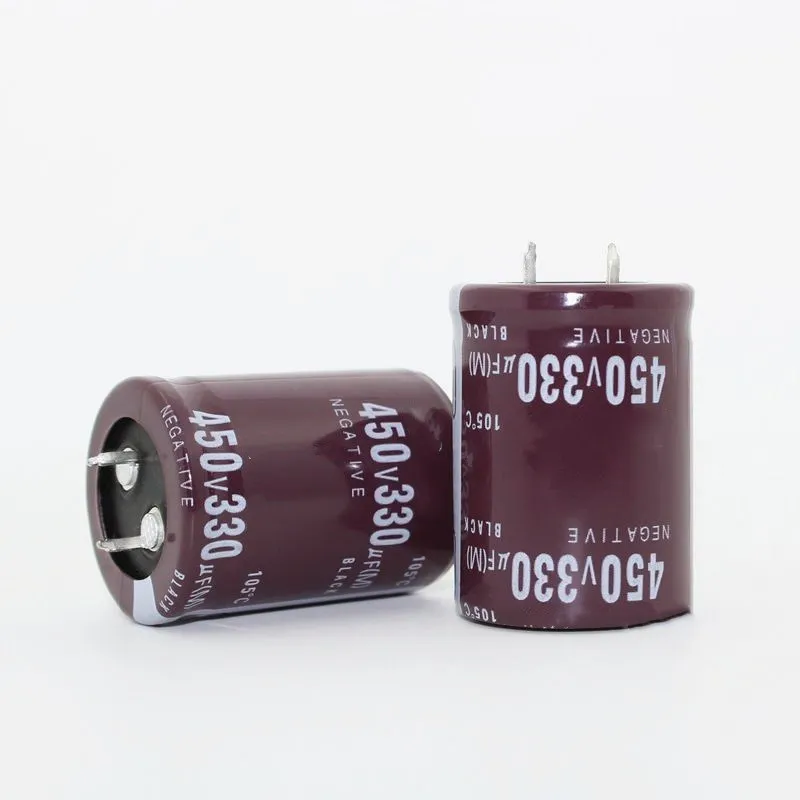 330 мкФ 450 в электролитический конденсатор 450V330UF 30x40mm | Электронные компоненты и