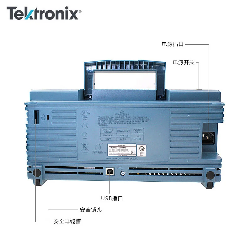 Tektronix цифровой осциллограф TBS1152B двухканальный 150 м осциллограф высокий экран