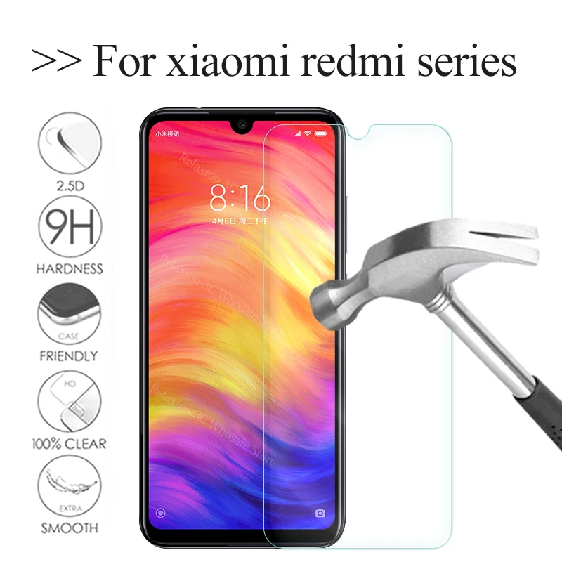 Защитное стекло для redmi 7a note 7 6 pro 5 plus закаленное xiaomi mi 9 8 xiomi xaomi a2 lite Защитная