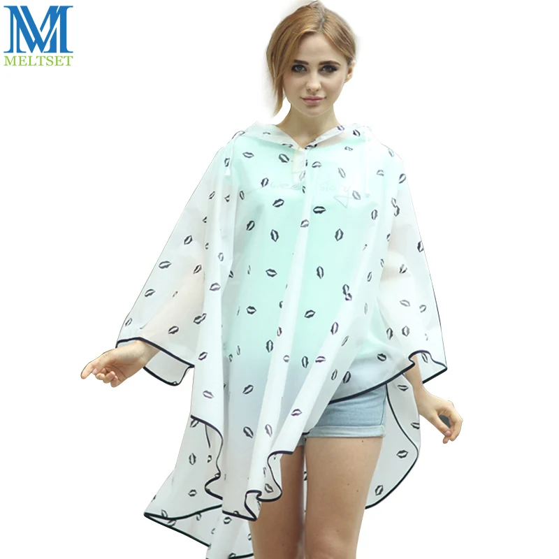 

Cloak Style EVA Impermeable Raincoat Women Jacket Waterproof Motorcycle Rain Coat Bicycle Rain Poncho