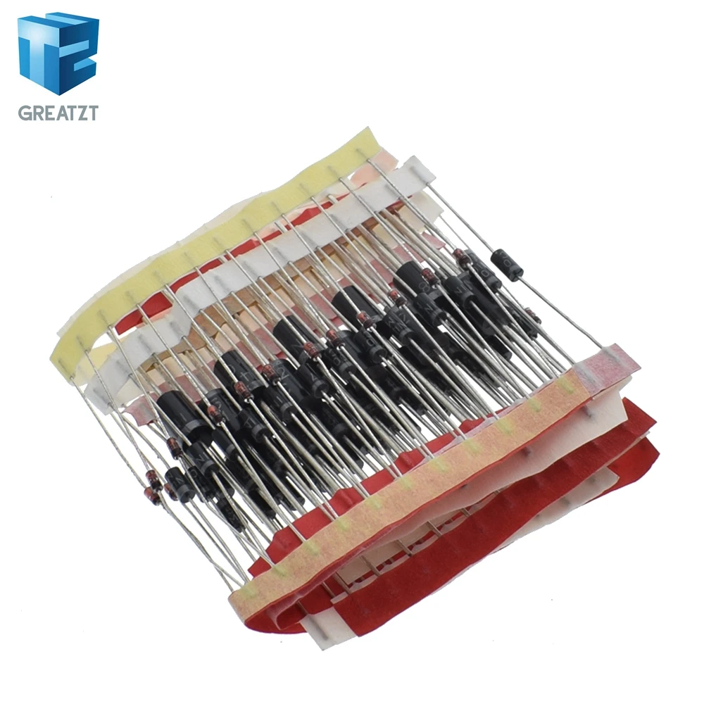 

Fast Switching Schottky Diode kit set 1N4148 1N4007 1N5819 1N5399 1N5408 1N5822 FR107 FR207,8values=100pcs,Electronic Components