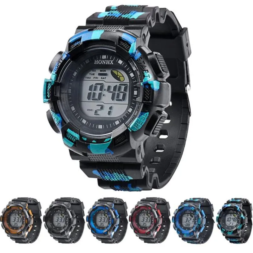 

Sport Wrist watch men LED Watch Digital Watch Alarm Date Rubber relogio masculino Military Sport Children's Watches