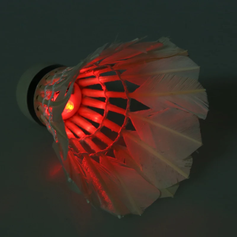 Dark Night светодиодный Волан для бадминтона Birdies Lightingpack из 3 предметов(красный