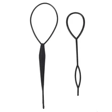 YOST-women's 4 шт. Волосы Твист Стайлинг клип палка булочка производитель коса инструмент черный