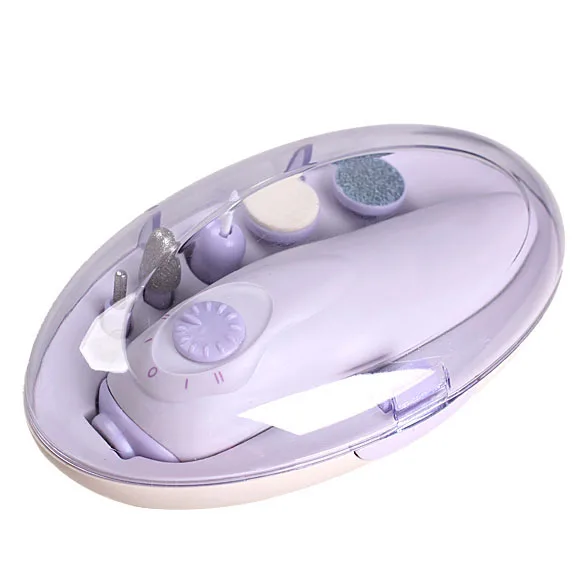 New Electric Nail Foot Trimmer Cleaner Rotation Manicure Pedicure Kits
