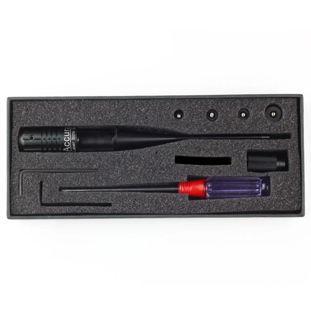 VERY100 Tactical Bore Sight Red Dot Laser Pointer Boresighter collimator sight Fit for .22 to .50 Caliber Rifles Handgun | Спорт и