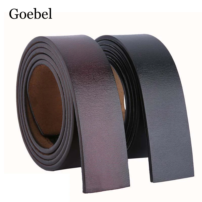 

2019 Brand No Buckle 3.5cm Wide PU Leather Man Belt Body Strap Without Buckle Belts Men Good Quality Belts For Male