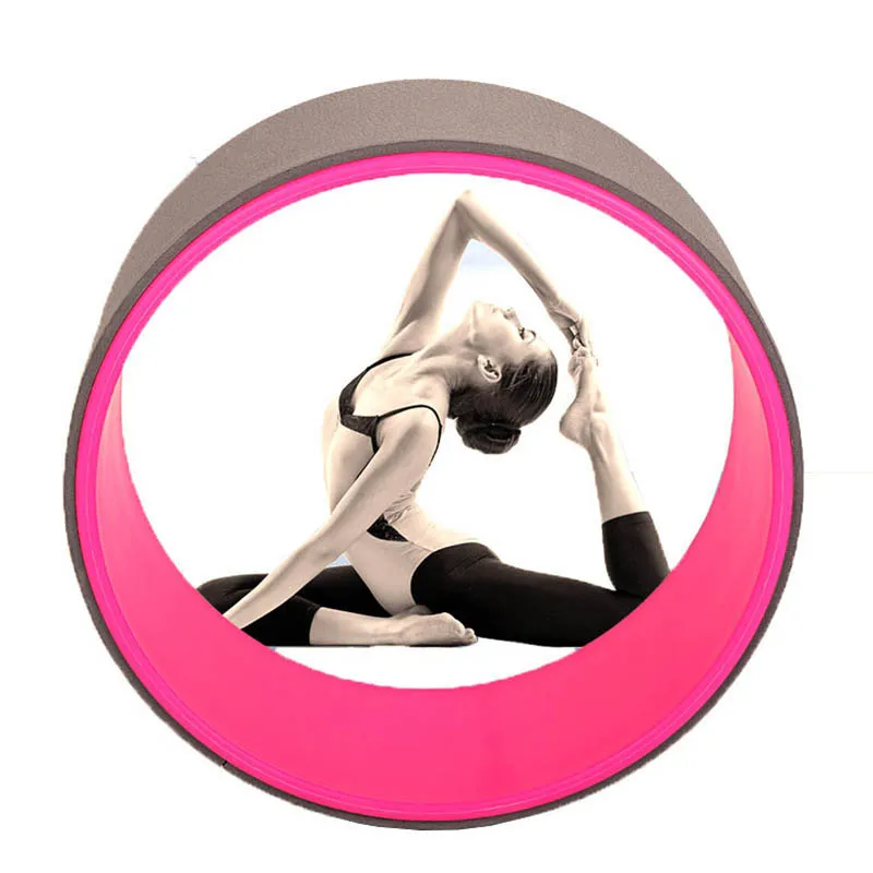 

Yoga Circles Yoga Wheel Pilates Roller Muscle Tension Release TPE Gym Home Workout Exerciser Relieve Pain Stress Bodybuilding