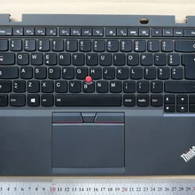 95% lenovo ThinkPad X1 углерода 3rd US Подсветка клавиатура с наклонным упором для рук крышка сенсорная клавиатура 00HN945 00HT30