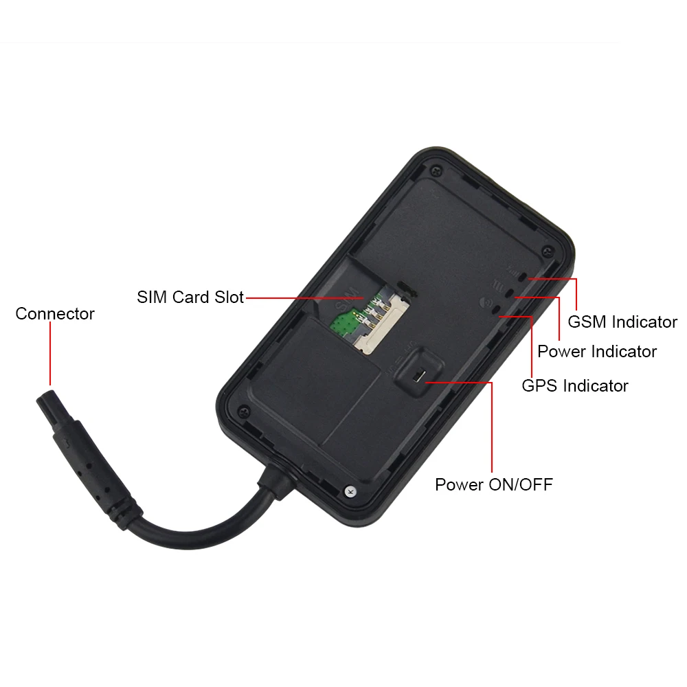 Multi-function WeTrack2 ET200N Vehicle Car GPS Tracker Cut off the Oil Over Speed Alarm Vibration alarm 9-90V voltage range