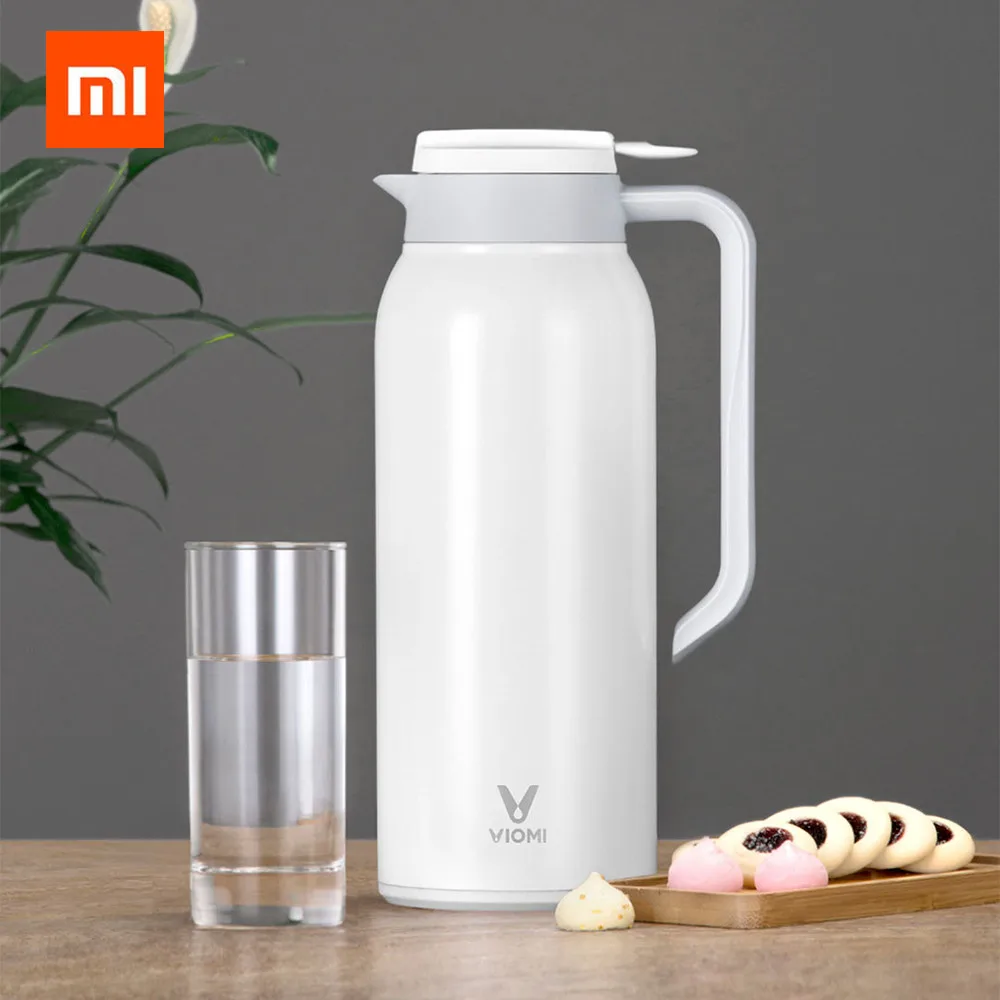 Новинка, Термокружка Xiaomi Mijia VIOMI, л, нержавеющая сталь, вакуумная, 24 часа, колба, бутылка, чашка, детская, для улицы, термо, для умного дома