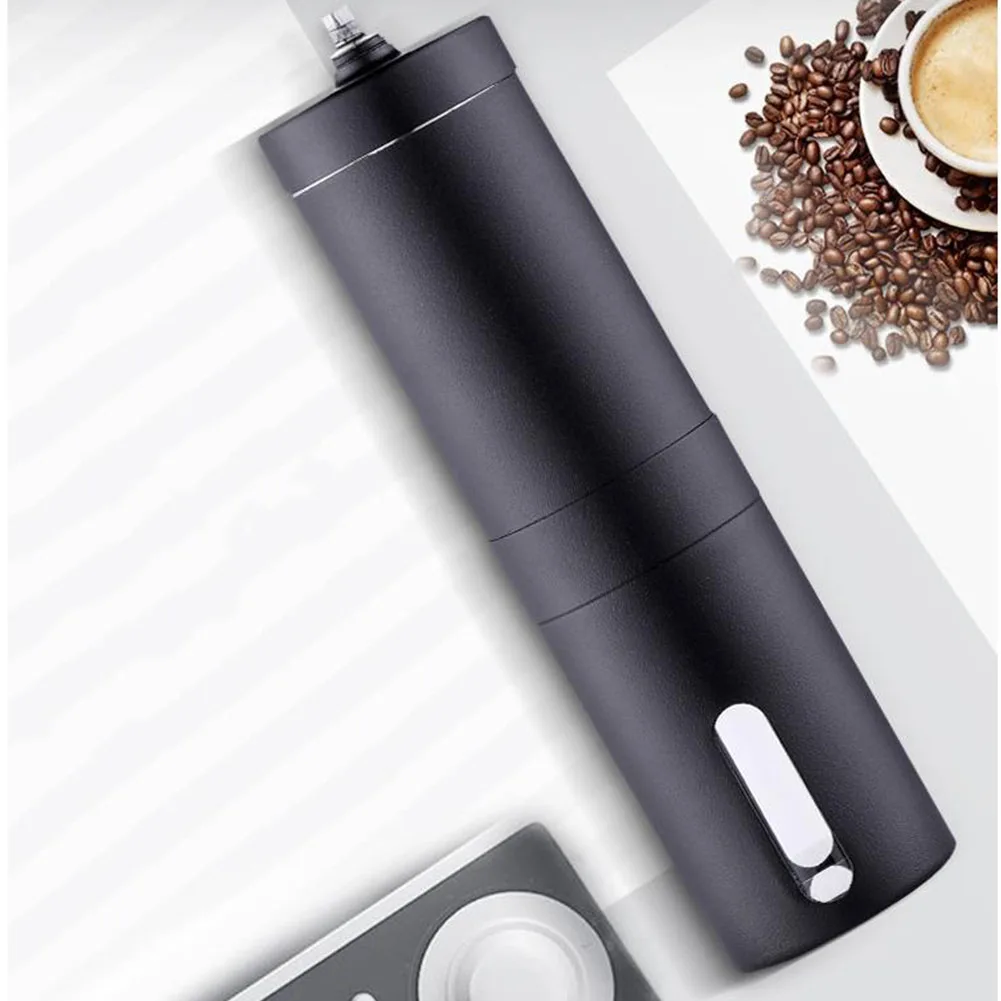 Portable Coffee Grinder Mill Travel Adjustable Home Manual Hand Crank Washable Black Stainless Steel Conical Bean Burr Portable Coffee Grinder Mill Travel Adjustable Home Manual Hand Crank Washable Black Stainless Steel Conical Bean Burr