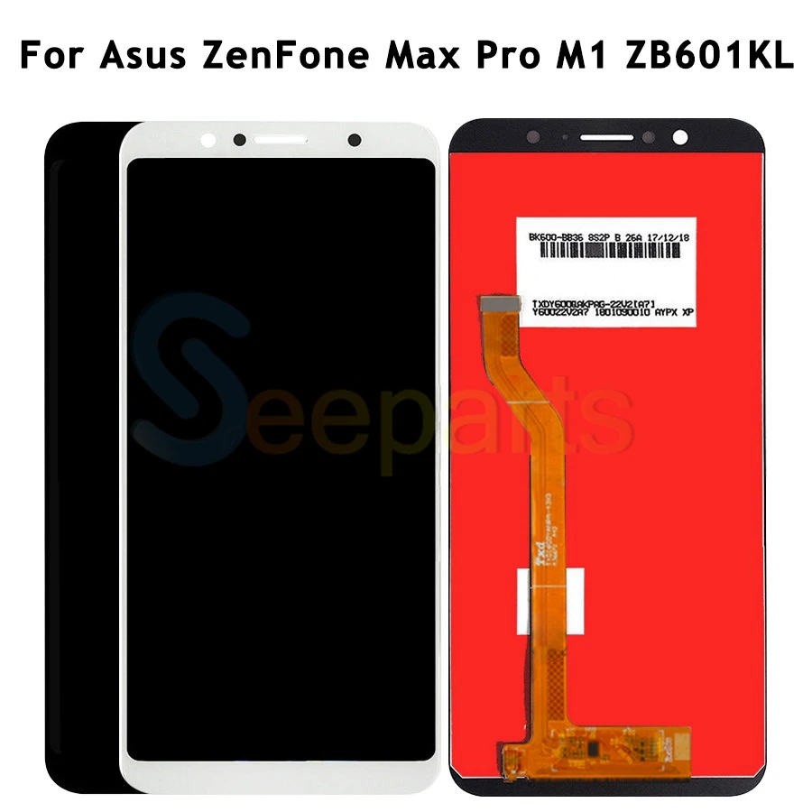 For 5.99Asus ZenFone Max Pro M1 ZB601KL LCD Display Touch Screen Digitizer Assembly LCD Replacement MaxPro For ASUS ZB602KL LCD (2)