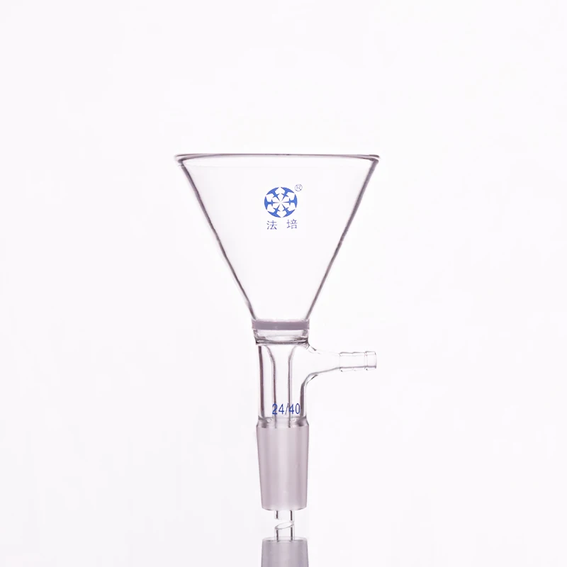 

Taper sand funnel,O.D. of the Opening=90mm,Joint 24/40,Glass cone funnel funnel,Triangle sand core filter cartridge