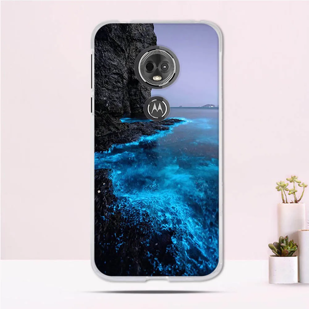 Чехол для телефона Motorola Moto E5 задняя крышка E 5 го поколения Мягкий ТПУ G6 Play