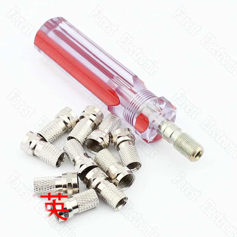

F Head Cable TV Connector Extruded F Head Power Tool 10 Inch F Head Boosters