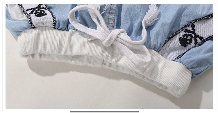 New Summer Girls Clothing Set Sleeveless Shirt Shorts Children Clothes Sets For Girls Teenager Sports Suits Denim Kids Tracksuit (12)