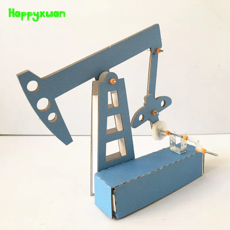 

Happyxuan Science Experiment Sets Physics Laboratory DIY Oil Pumping Machine STEM Educational Toys Creation Kids Inventions Kits