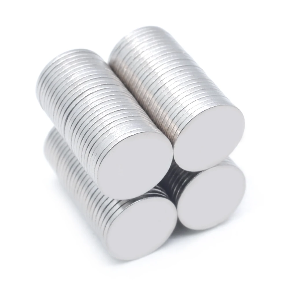 

10pcs Round Dia 12x1mm Mini Super Strong Rare Earth Fridge Permanent Magnet Small Round Neodymium Magnet Home Decorations Fridge