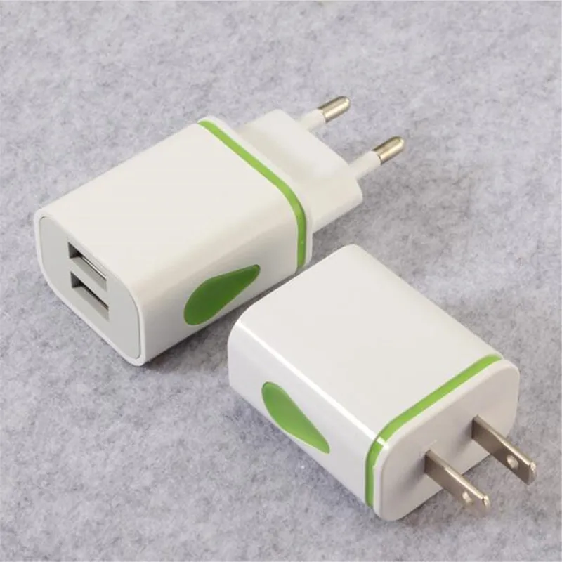 UVR 2 порта s 1a тройной светодиодный USB порт настенное зарядное устройство для дома