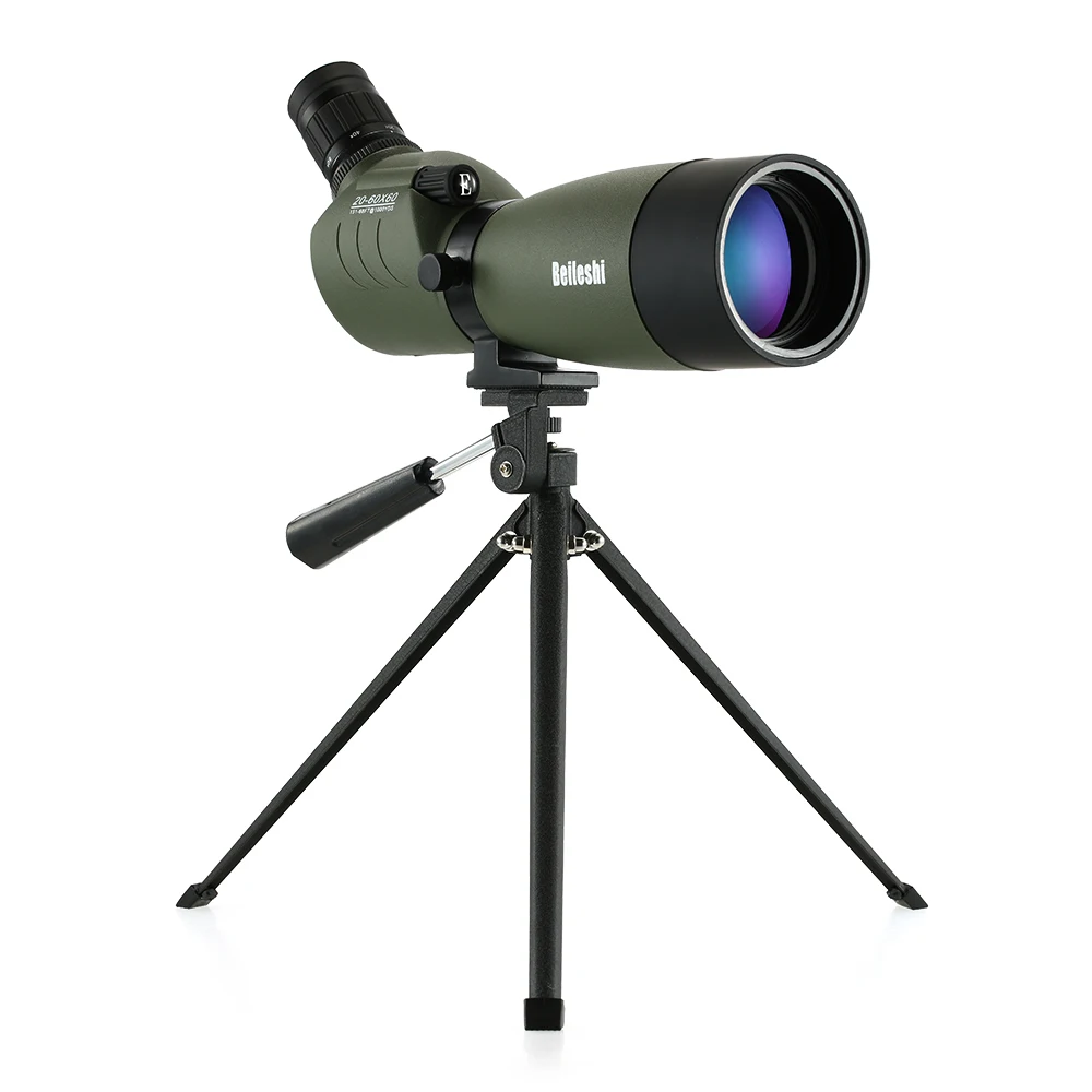 20 60x60 Telescope Waterproof Angled Spotting Scope Monocular Telescope