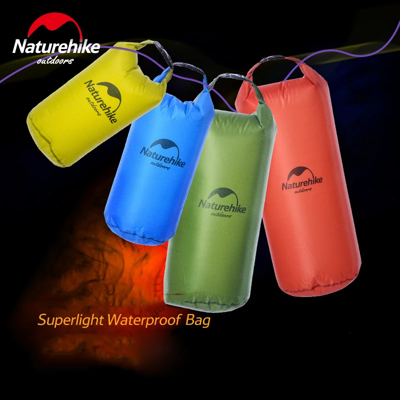 Naturehike Surpelight Водонепроницаемый сухой мешок 5L/10/20/30L открытый бассейн сухой мешок для хранения сумки Для Мужчин's рафтинг компрессионный мешок