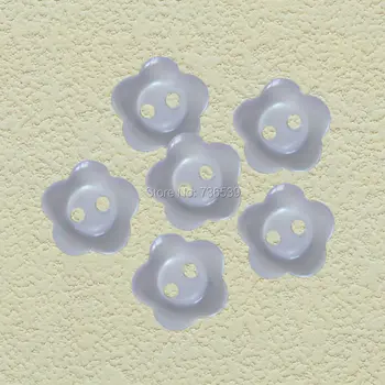 

Free shipping DIY Sewing Accessories flower pearl resin buttons for baby clothes, DIY decorative button