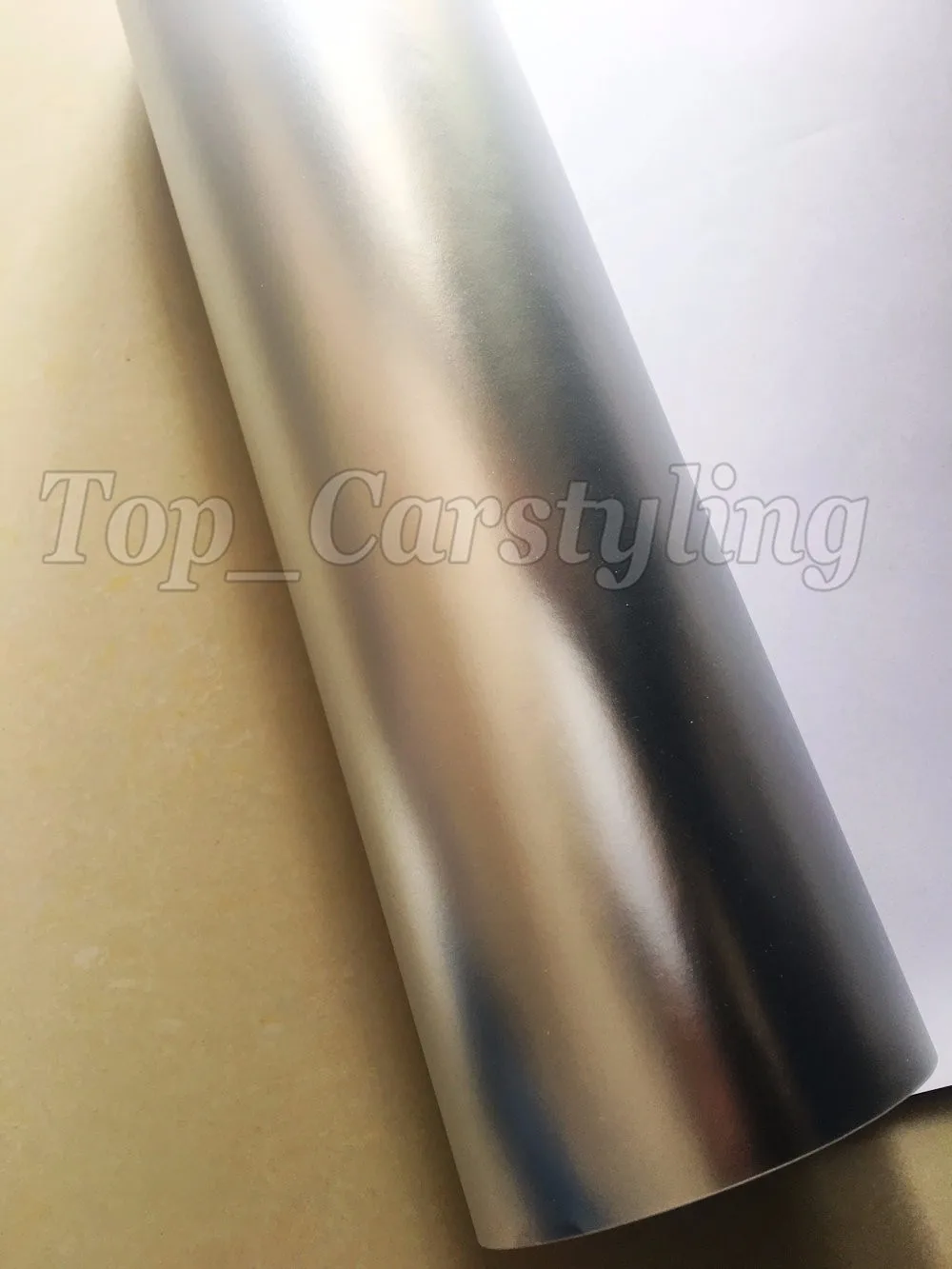 bronze silver matte chrome bronze car wrapping film with air bubble free luxury wrap foil (14)