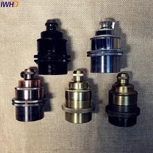 DIY ретро старинный держатель лампы E27 Цоколь Лофт промышленный кулон E27 патрон патрона