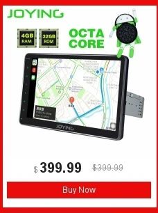Excellent JOYING double din 7 inch Car Radio Android 8.1 Octa Core built in DSP&4G HD Fast Boot Universal head unit GPS map with free DVR 3