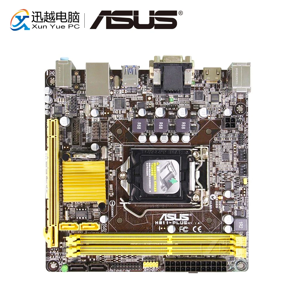 

Asus H81I-PLUS DP Desktop Motherboard H81 Socket LGA 1150 i7 i5 i3 DDR3 16G SATA3 UBS3.0 Mini-ITX