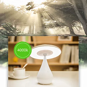

Mushroom LED Light Table Lamp Air Purifier Rechargeable Built-in Battery Lights with USB Cable and Touch Switch for Kid Bedroom