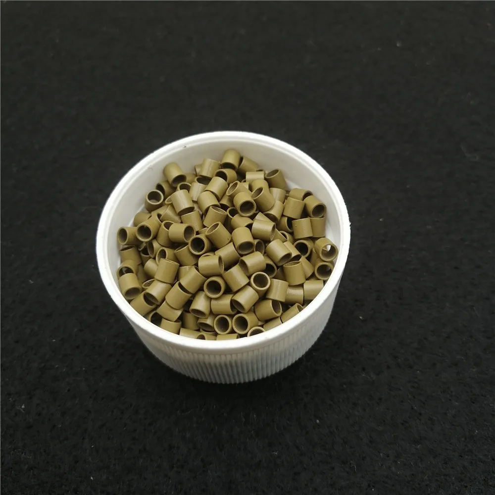Ring Beads Ring Beads Hair Extensions Tools Hair Extensions Tools Nano Rings 3.0x2.4x3.0mm mini copper tube micro rings beads links for hair extension tools
